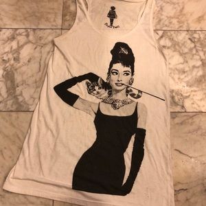 Audrey Hepburn / Breakfast at Tiffany’s long tank